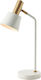 Zambelis Lights Επιτραπέζιο Διακοσμητικό Φωτιστικό με Ντουί για Λαμπτήρα E14 σε Λευκό Χρώμα