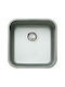 Teka BE 40.40 10125005 Unterbau Spüle Inox Satiniert B43.5xT43.5cm Silber