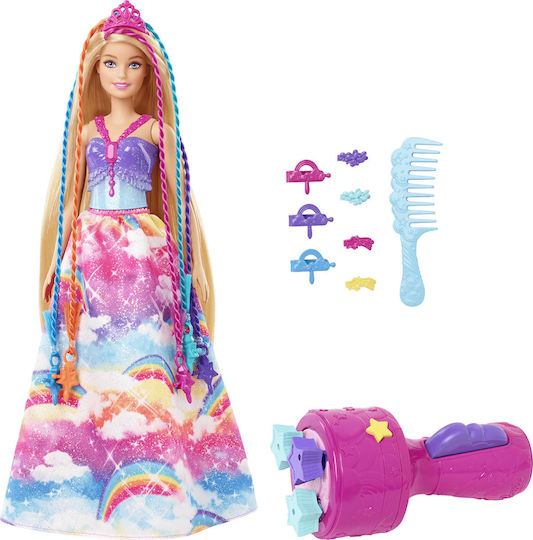 Barbie Принцеса Мечтателна Коса Кукла Дриймтопия за 3+ години+ години