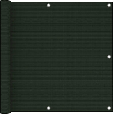 vidaXL Shade Divider on Roll Green 0.9x3m made of HDPE