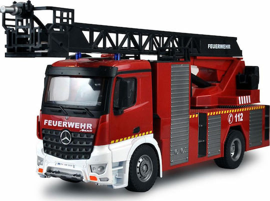 Amewi Construction Site Fire Truck Li-Ion 1200mAh Teleghidat Vehicul de pompieri 2WD