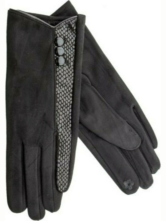 Verde 02-613 Μαύρα Γυναικεία Γάντια