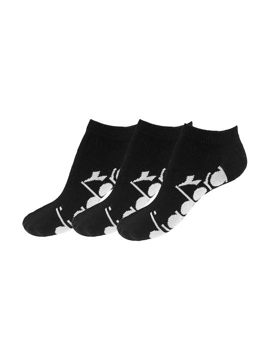 Diadora Signature Logo Αθλητικές Κάλτσες Μαύρες 3 Ζεύγη