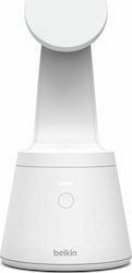 Belkin Magnetic Phone Mount Mobile Phone Stand with Face Detection in White Colour