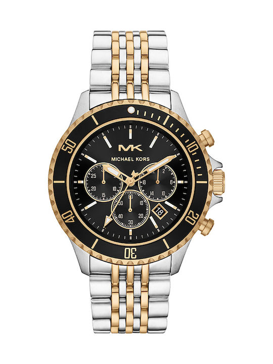 Michael Kors Bayville Uhr Chronograph Batterie mit Metallarmband