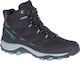 Merrell West Rim Mid GTX Women's Hiking Boots Waterproof with Gore-Tex Membrane Black