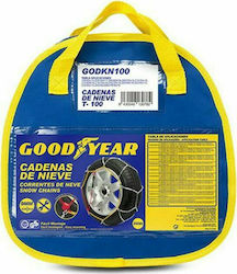 Goodyear T-100 Snow Chains Passenger Car Thickness 9mm