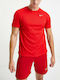 Nike Herren Sport T-Shirt Kurzarm Dri-Fit Rot