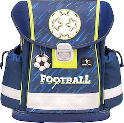 Belmil World of Football 403-13 Σχολική Τσάντα Πλάτης Δημοτικού σε Μπλε χρώμα