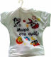 Auto Gs Baby on Board Sign T-shirt with Suction Cup White