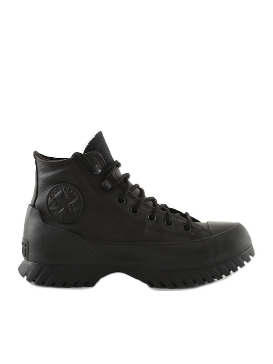Converse Cold Fusion Chuck Taylor All Star Lugged Winter 2.0 Chunky Sneakers Black / Bold Mandarin