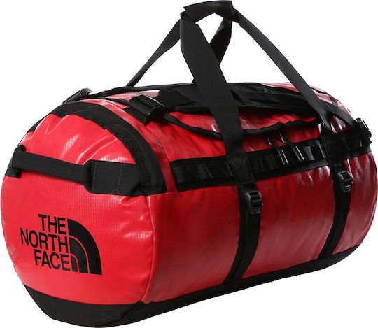 The North Face Base Camp Σακ Βουαγιάζ Πλάτης 71lt Κόκκινο Υφασμάτινο Μ35.5xΠ35.5xΥ35εκ.