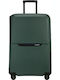 Samsonite Magnum Large Hard Green Suitcase With 4 Wheels Height 75cm