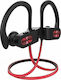 Mpow Flame 088F In-ear Bluetooth Handsfree Μαύρο/Κόκκινο