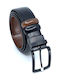 Men's Belt Leather Double Sided DOUBLE SIDE BLACK TAN LEATHER