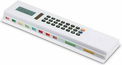 Contax Αριθμομηχανή Χάρακας 8 Ψηφίων σε Ασημί Χρώμα