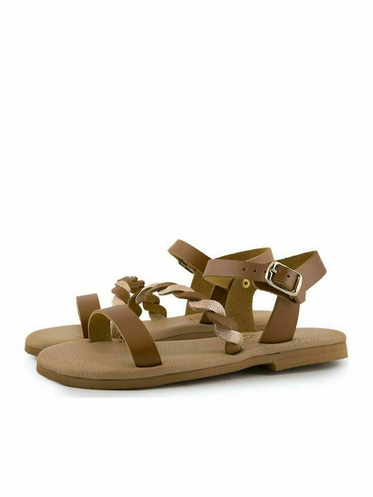 Juliet Dunn Kids' Sandals Tabac Brown