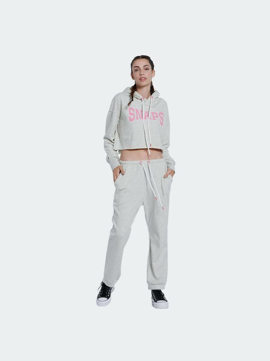 BodyTalk 1212-904700 Damen-Sweatpants Jogger Light Grey Melange 1212-904700-54682