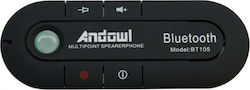 Andowl Bluetooth Αυτοκινήτου για το Αλεξήλιο (Multipoint)