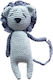 Little Lion Grey Cotton 30cm ZoozooCrochet