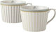 Laura Ashley Fine Bone Porcelain Cup White 280ml 2pcs