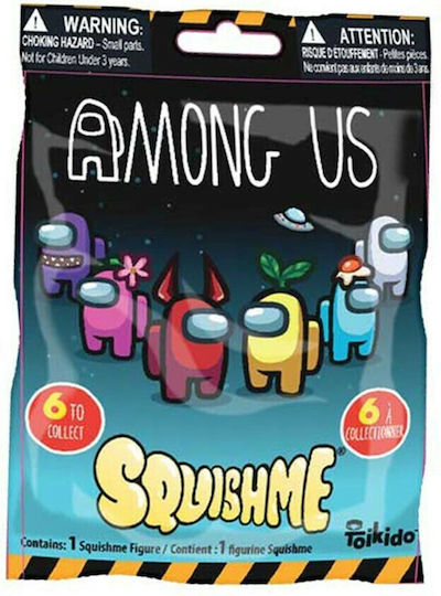 Jazwares Saculet Surpriză Cu SquishMe Among Us Pentru 3+ Ani 6 Cm