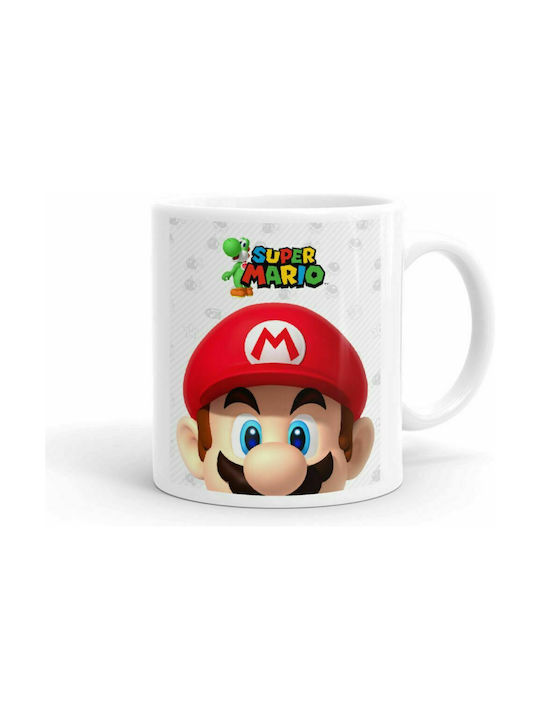 Koupakoupa Super mario Ceramic Cup White 330ml