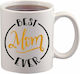 VOUR Best Mom Ever Mug Ceramic White 315ml