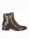 Mexx Fly MXDA0106 Leather Women's Ankle Boots Brown MXDA0106-2001