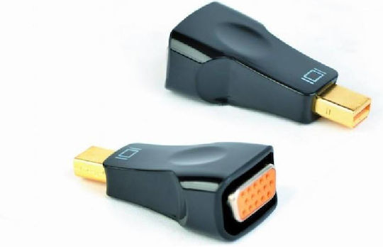 Cablexpert Μετατροπέας mini DisplayPort male σε VGA female 1τμχ AB-MDPM-VGAF-01