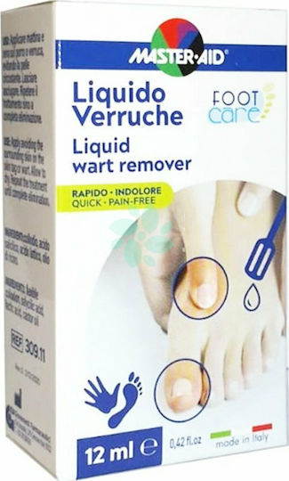 Master Aid Foot Care Liguid Wart Remover Λοσιόν για Μυρμηγκιές 12ml