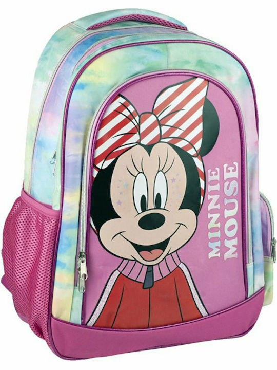 Back Me Up Minnie Natur Schulranzen Rucksack Grundschule, Grundschule in Rosa Farbe 27Es