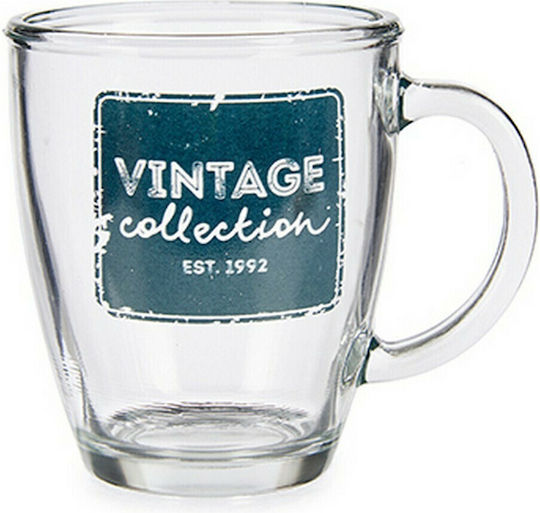 Vivalto Vintage Becher Glas Transparent 320ml