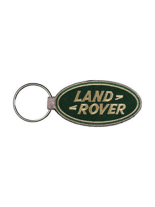 Schlüsselanhänger Land Rover Stoff Grün