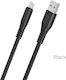 Borofone BX23 Flach USB 2.0 auf Micro-USB-Kabel Schwarz 1m 1Stück