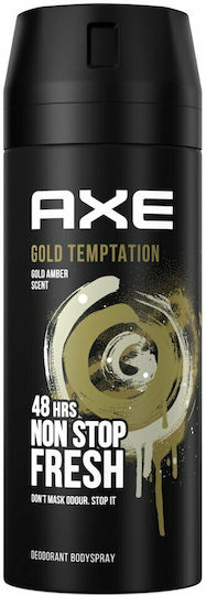 Axe Gold Temptation Gold Amber Non Stop Fresh Дезодорант 48ч Спрей 150мл