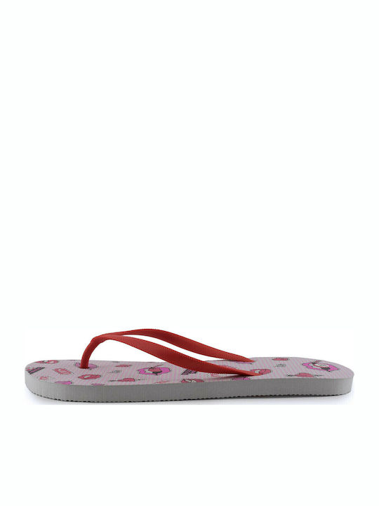 D.T. New York Flip Flops Κόκκινα
