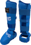 Olympus Sport WKF Style Shin Guards Adults Blue