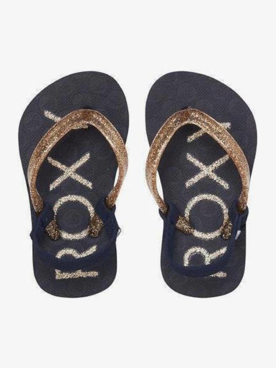 Kids' Flip Flops Navy Blue Viva Sparkle