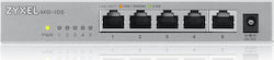 Zyxel MG-105 Unmanaged L2 Switch με 5 Θύρες Gigabit (1Gbps) Ethernet