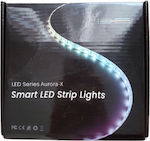 Rezistentă la apă Bandă LED Alimentare 12V RGB Lungime 2x5m și 60 LED-uri pe Metru cu Telecomandă SMD5050
