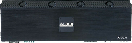 Audio System X170.4 Ενισχυτής Αυτοκινήτου 4 Καναλιών (Κλάση A/B)