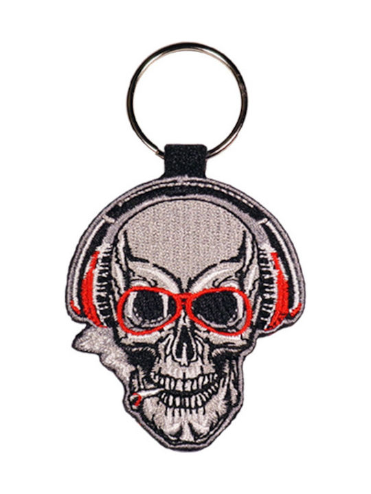 Keychain Skull Dj Tesatura