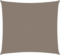 vidaXL Square Shade Sail Brown 3x3m