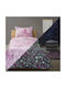 Beauty Home 6178 Σετ Σεντόνια Μονά από Βαμβάκι & Πολυεστέρα Ροζ 170x240cm 2τμχ