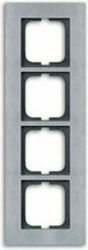 Abb Switch Frame 4 Positions Vertical and Horizontal Installation in Silver Color 40190