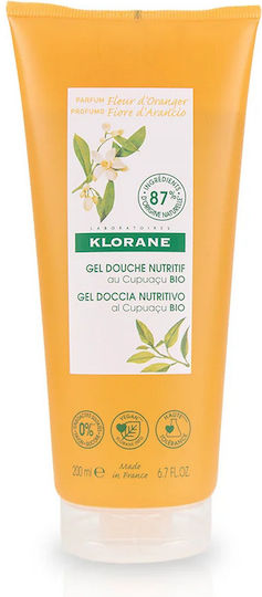 Klorane Miel D'oranger BIO Gel De Duș Cu Miere Și Miros De Citrice 200ml