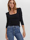 Vero Moda Winter Women's Blouse 3/4 Sleeve Black