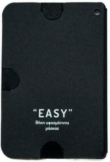 Pennie Easy Θήκη για Μάσκα Προστασίας σε Μαύρο Χρώμα 1τμχ