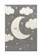 Balsan Star Kinder Teppich Wolken Gray 160x230cm